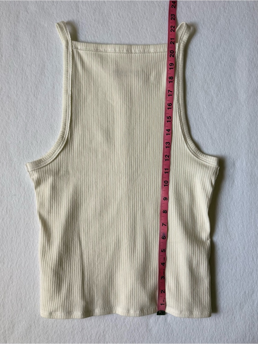 We The Free Mia Tank | Free People | Ribbed High Neck | White | M - Picture 6 of 7
